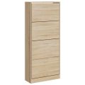 vidaXL Botník dub sonoma 63x24x147 cm spracované drevo