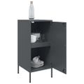 vidaXL Komoda antracitová 36x39x79 cm oceľ valcovaná za studena