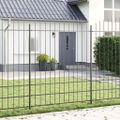 vidaXL Záhradný plot WOERDEN 7 ks 170 x 225 cm Sivá
