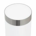 vidaXL Exteriérové nástenné svietidlo 2 ks Strieborná 12 x 8,5 x 27 cm