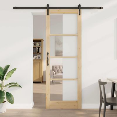 vidaXL Posuvné dvere ORKDAL Prírodná 83 x 232 cm