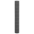 vidaXL Záhradný plot obojstranný sivý 1,8x3 m PVC