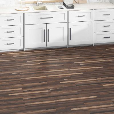 vidaXL Podlahové dosky 5,02 m² 36 pcs PVC Pruhovaná hnedá