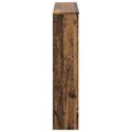 vidaXL Rám krbu Staré drevo 93 x 20 x 89 cm Kompozitné drevo