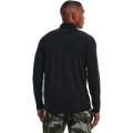 Pánske Tričko Tech 2.0 1/2 Zip Black - Under Armour, veľkosť XL, veľkosť oblečenia XL