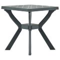 vidaXL Bistro stolík, zelený 70x70x72 cm, plast