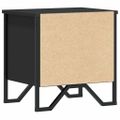 vidaXL Nočné stolíky čierne 2 ks 40x30x40 cm kompozitné drevo