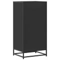 vidaXL Regál na topánky čierna 48x38x97,5 cm spracované drevo