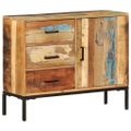 vidaXL Komoda 88x30x73 cm masívne recyklované drevo