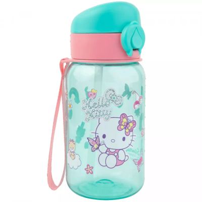 Fľaša na pitie mentolová Hugo 500 ml Hello Kitty Pastel Pink