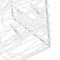 vidaXL Vianočný svetelný kužeľ 30 LED teplý biely 60 cm akrylový