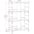 vidaXL Regál na knihy 4 úrovní 78,5 x 33 x 117,5 cm kov PB Čierny dub