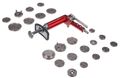 Pneumatický stláčadlo brzdových piestov MECHANIC BRAKE SET PNEU 23, sada 23ks SIXTOL