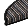 vidaXL Samolepiace schodové rohože 15 ks 56 x 17 x 3 cm Non-Slip