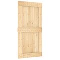 vidaXL Posuvné dvere Prírodná a biela 100 x 210 cm