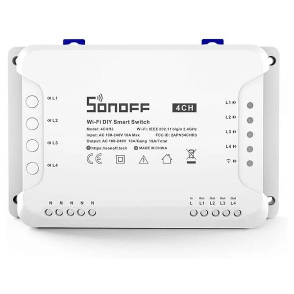 SONOFF 4CH R3, eWeLink Prepínač 4 kanálový