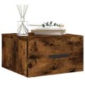 vidaXL Nástenné nočné stolíky 2 ks dymový dub 35x35x20 cm