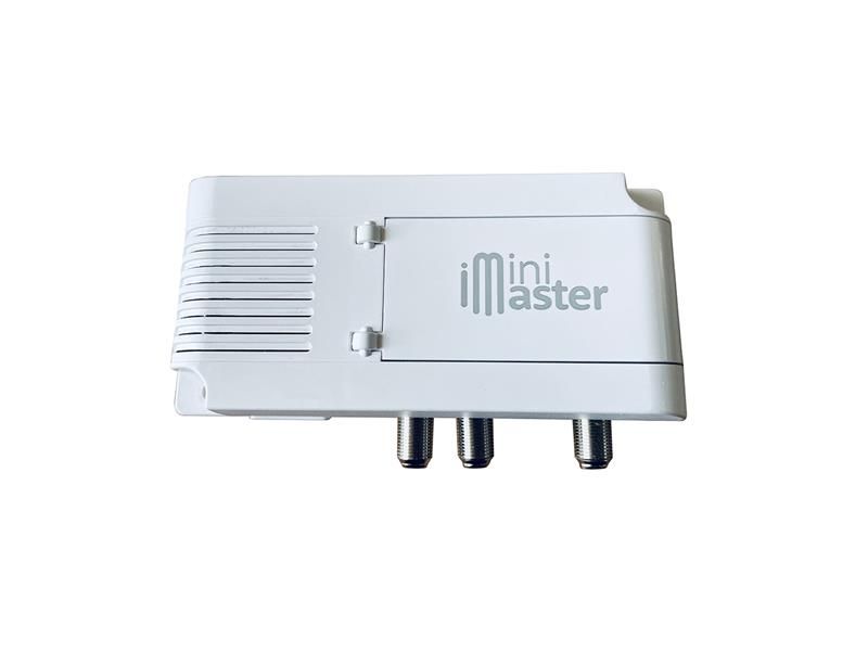 Anténny zosilňovač Emme Esse 82779G Minimaster, 1x VHF, 2x UHF, 1x out, 34 dB, 5G LTE filter, domový
