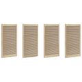 vidaXL Skříňové dvere s dverami 4 ks Prírodná 110 x 2,1 x 59,5 cm
