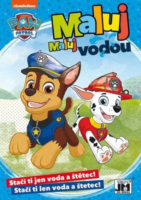 Omaľovánka A5 Maľuj vodou Paw Patrol/Labková Patrola