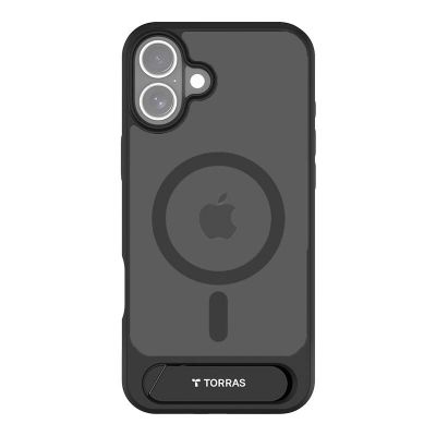 Puzdro Torras Pstand Series pre iPhone 16 Plus (Čierne)