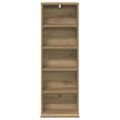 vidaXL CD Skrinka Dub artisan 33 x 23,5 x 97,5 cm Kompozitné drevo