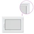 vidaXL Otočné a sklopné okno do suterénu RISOR 80 x 70 cm PVC a sklo
