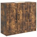 vidaXL Servírovacia skriňa Dymový dub 89 x 34,5 x 77 cm