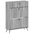 vidaXL Skriňa na topánky BREDA 78 x 24 x 103 cm Kompozitné drevo