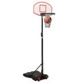 vidaXL Basketbalový stojan biely 216-250 cm polyetén