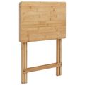 vidaXL Kuchynský stôl Prírodná 40 x 30 x 53,5 cm Bambus