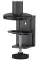 Neomounts DS60-425BL1 /Držák displeje/na stůl/17-27"/svorka+průchodka/3čepy/VESA 100X100/nosn.8kg/1 displej/černý Držák, VESA, stolní, pro plochý monitor, úhloprícka 17"-27", náklon 120°, otácení 180°, rotace 360°, nosnost 8kg, cerný