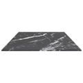 vidaXL Stolová doska čierna 100x50cm 6mm tvrdené sklo mramorový dizajn