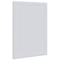 vidaXL Prístupové dosky 2 ks Biela 15 x 23 cm ABS plast