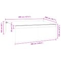 vidaXL Sklopná markíza Antracit 400 x 200 cm Polyester a hliník