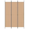vidaXL 3-panelový paravan Béžová 150 x 220 cm Látka