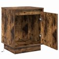 vidaXL Nočný stolík 2 ks Dymová dub 39 x 34,5 x 50 cm Kompozitné drevo