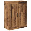 vidaXL Highboard 2 ks Staré drevo 69,5 x 34 x 180 cm Kompozitné drevo