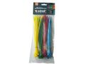 Pásky na vodiče farbené, 100 x 2,5 mm, 100 ks, (4x25 ks), 4 farby, NYLON EXTOL-PREMIUM