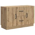 vidaXL Servírovacia skriňa Dub artisan 89 x 34,5 x 57 cm