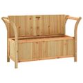 vidaXL Lavica 107x45x75,5 cm masívna jedľa