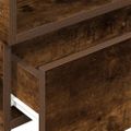 vidaXL Nástenné nočné stolíky 2 ks dymový dub 45x26x28,5 cm