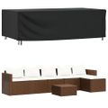 vidaXL Poťah na záhradný nábytok čierny 300x140x90 cm vodotesný 420D