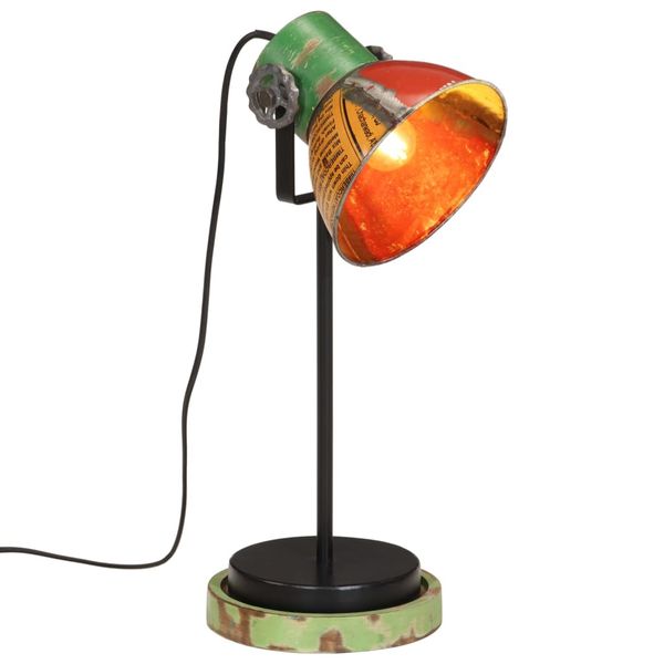 vidaXL Stolová lampa 25 W viacfarebná 17x17x50 cm E27