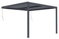 Bioklimatická pergola G21 Trenton 4x4 m, antracitová hliníková