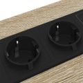 vidaXL Nočný stolík Sonoma dub 41 x 31 x 51 cm Kompozitné drevo