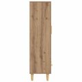 vidaXL Highboard Dub artisan 70 x 31 x 115 cm Kompozitné drevo