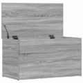 vidaXL Úložná truhlica sivá sonoma 84x42x46 cm spracované drevo