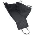 vidaXL Poťah na sedadlo auta pre psov čierny 137x46x50 cm