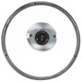 vidaXL Industriálna závesná lampa 25 W, čierna, okrúhla 19 cm E27